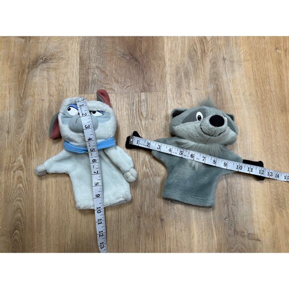 90s Mattel Disney's Pocahontas Percy The Pug Meeko The Raccoon Hand Puppets - Picture 3 of 5